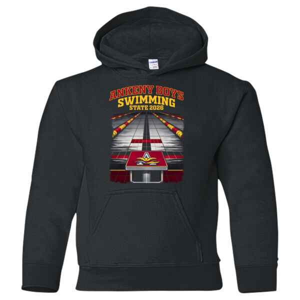 2026 Ankeny Swim State Youth Hoodie Thumbnail